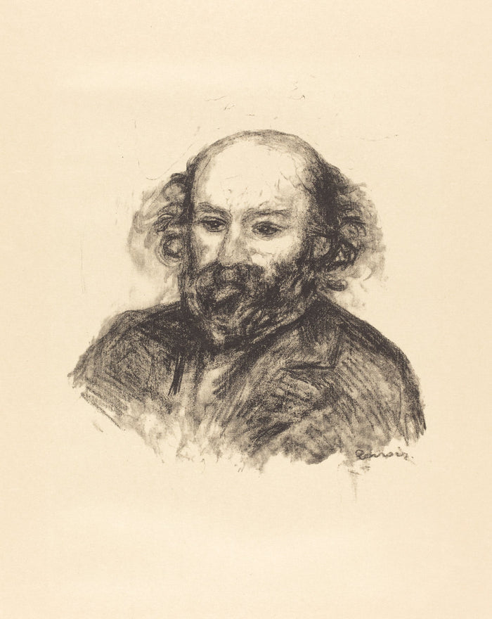 Paul Cézanne by Auguste Renoir (French, 1841 - 1919), 16X12