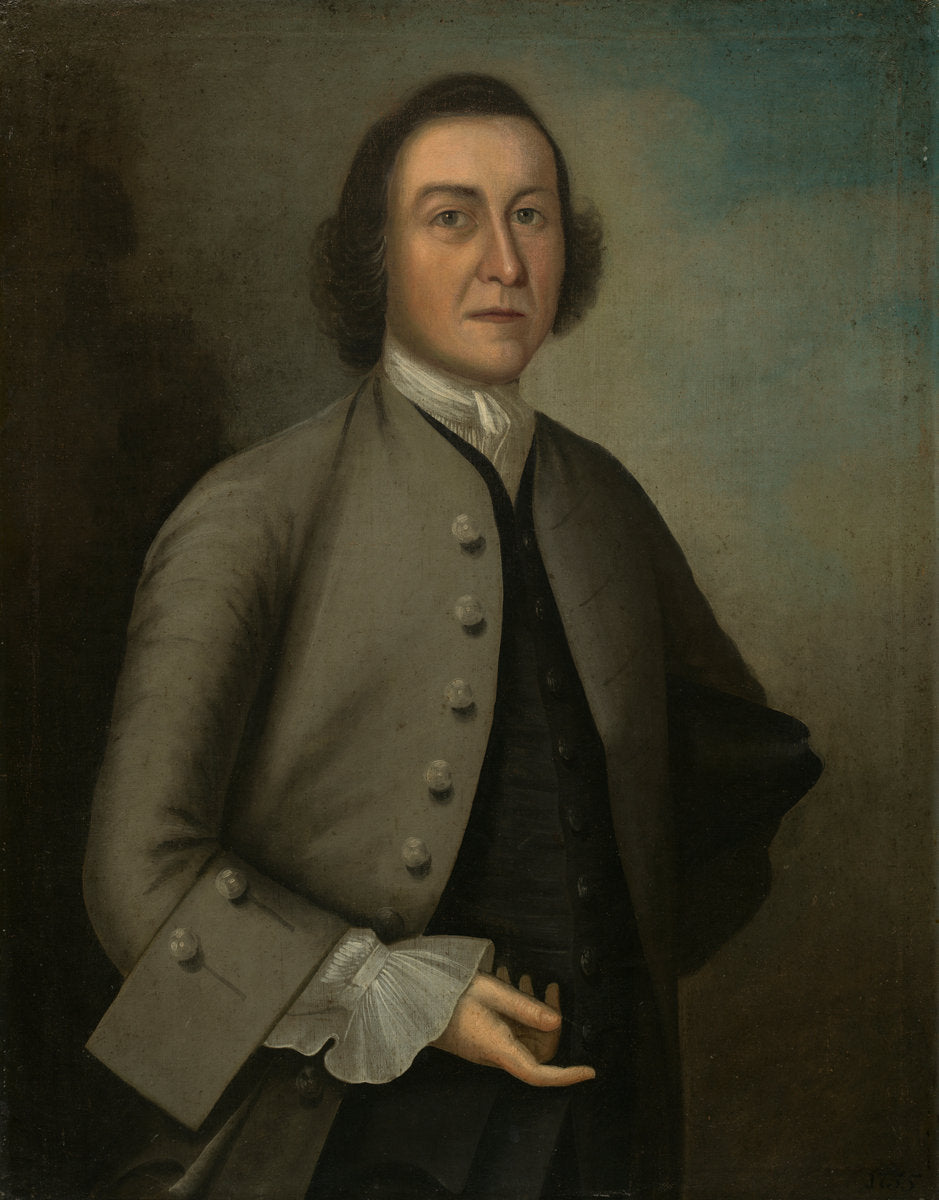 Dr. William Foster by Joseph Badger (American, 1708 - 1765), 16X12"(A3)Poster Print