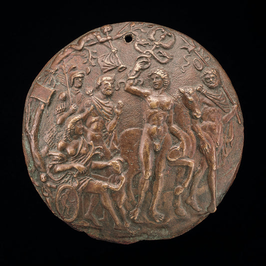 Phaedra and Hippolytus by Master IO.F.F. (Italian, active 1468/1484), 16X12"(A3)Poster Print