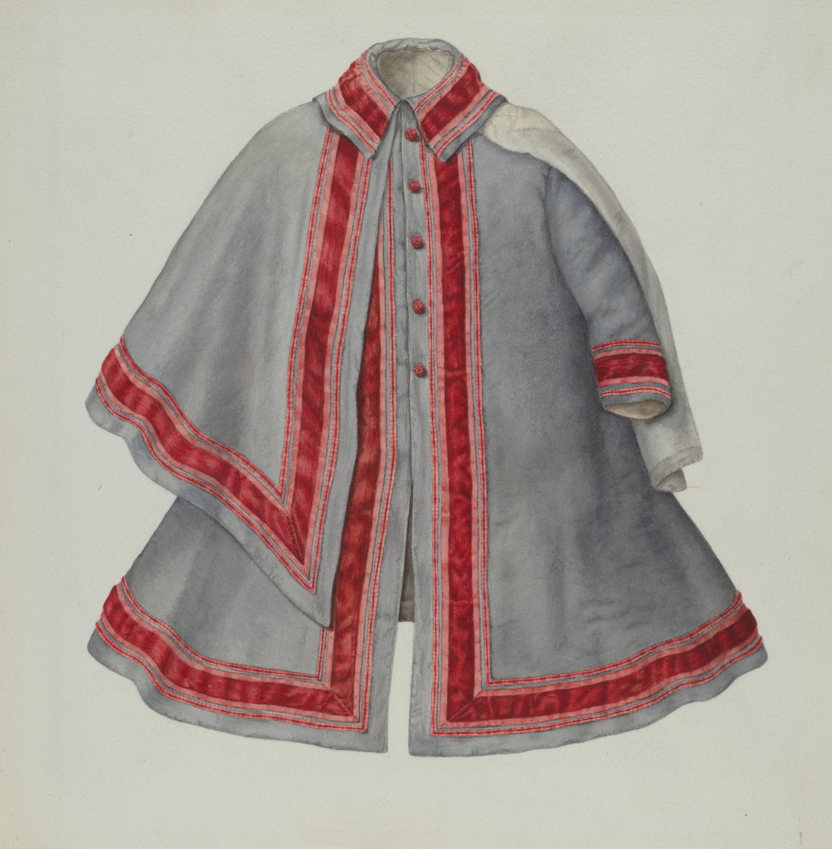 Girl's Coat by Nancy Crimi (American, active c. 1935), 16X12"(A3)Poster Print