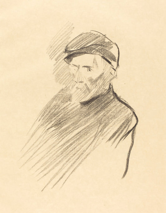 Renoir (first plate) by Jean-Louis Forain (French, 1852 - 1931), 16X12"(A3)Poster Print