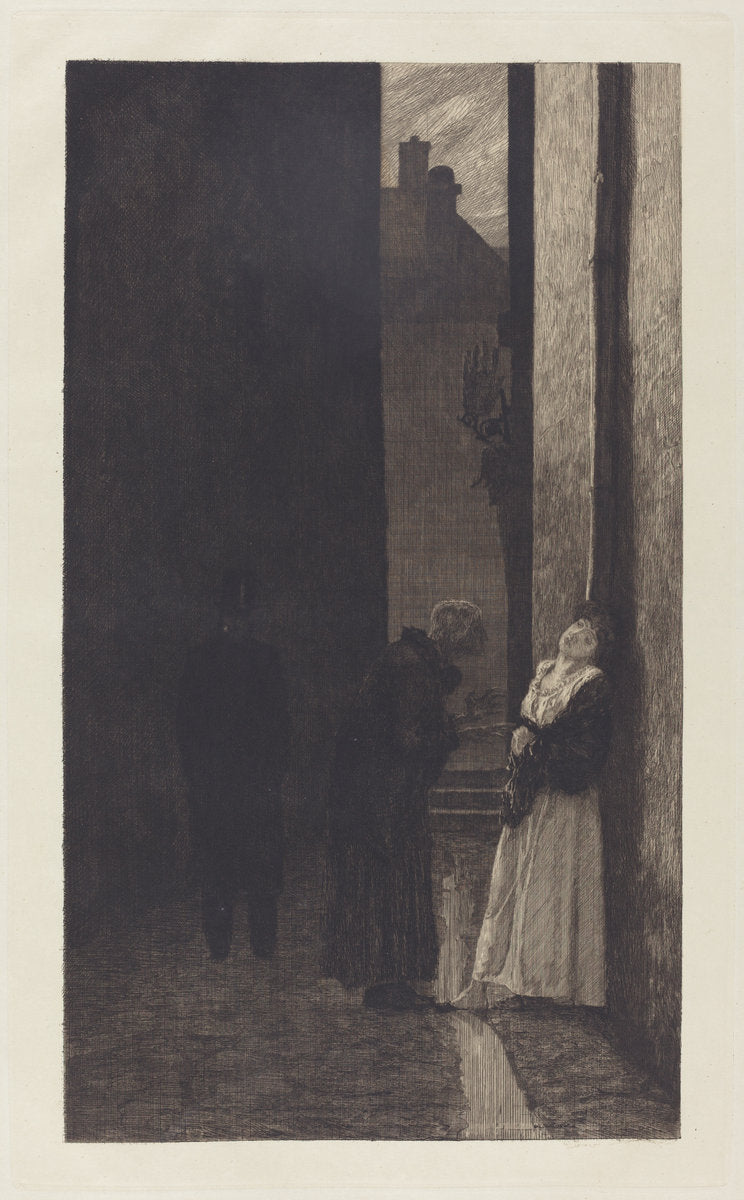 Ein Schritt (A Step) by Max Klinger (German, 1857 - 1920), 16X12"(A3)Poster Print