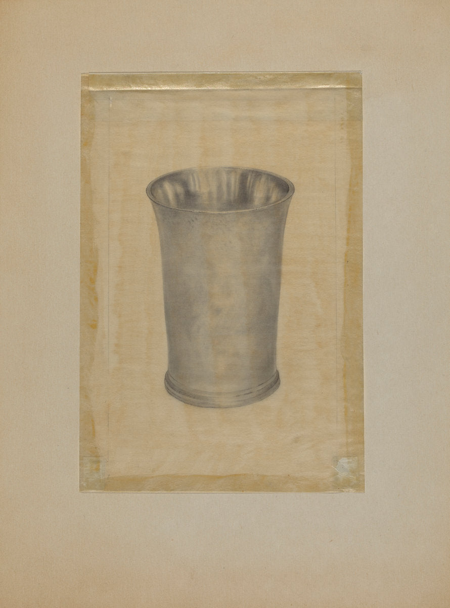 Pewter Beaker by Harry Goodman (American, active c. 1935), 16X12"(A3)Poster Print