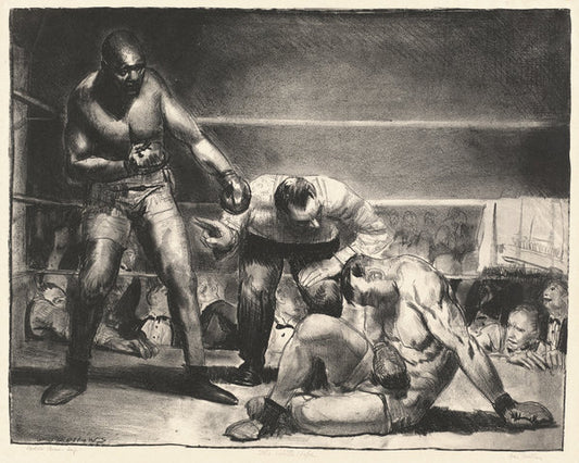 The White Hope by George Bellows (American, 1882 - 1925), 16X12"(A3)Poster Print