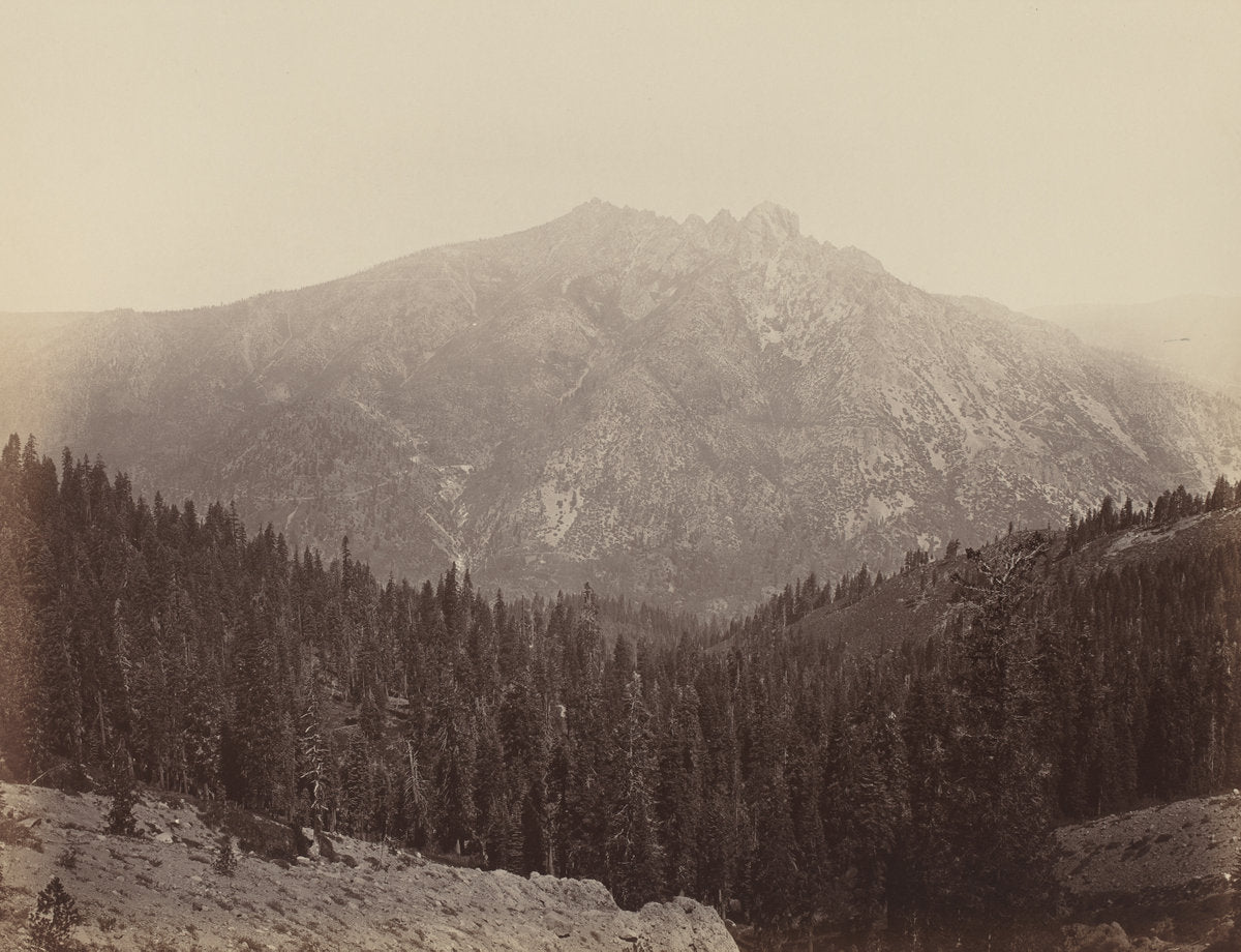 Downeville Butte by Carleton E. Watkins (American, 1829 - 1916), 16X12"(A3)Poster Print