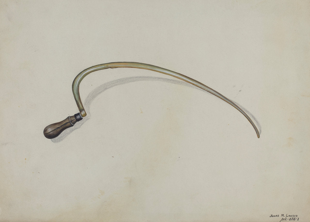 Sickle by James M. Lawson (American, active c. 1935), 16X12"(A3)Poster Print