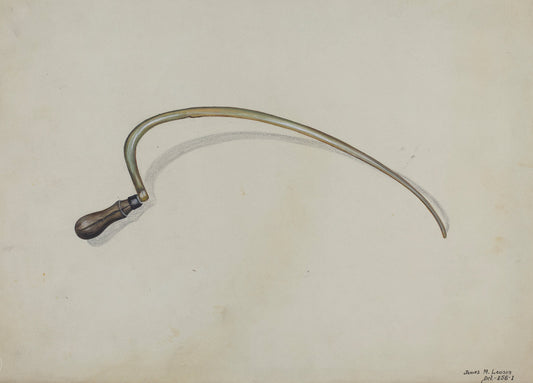Sickle by James M. Lawson (American, active c. 1935), 16X12"(A3)Poster Print