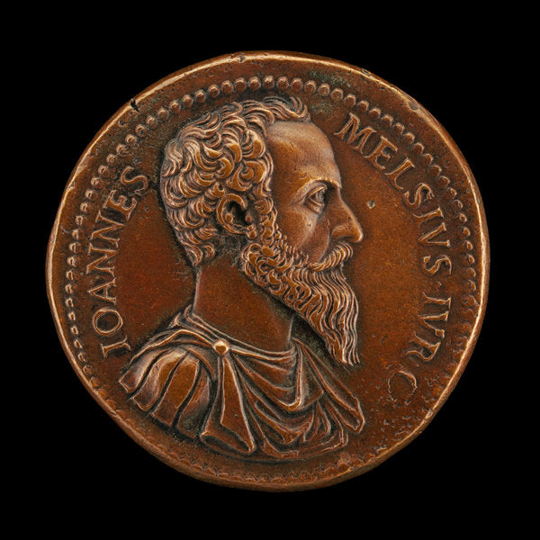 Giovanni Mels, died 1559, Jurist [obverse] by Giovanni da Cavino (Paduan, 1500 - 1570), 16X12"(A3)Poster Print