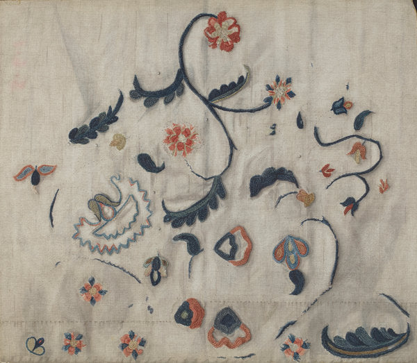 Embroidered Petticoat (Detail) by Mildred E. Bent (American, active c. 1935), 16X12"(A3)Poster Print