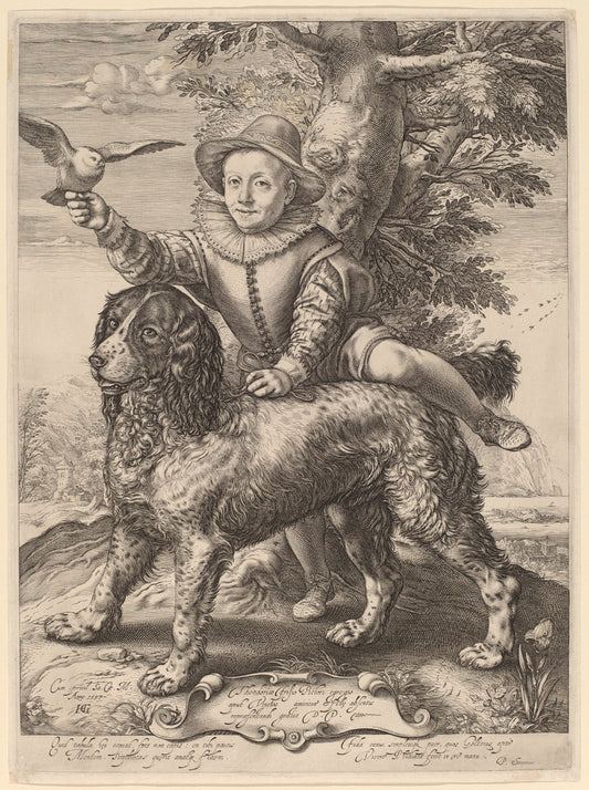 Frederik de Vries by Hendrik Goltzius (Dutch, 1558 - 1617), 16X12"(A3)Poster Print