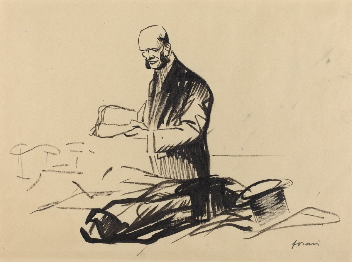 The Hat of Marshall Foch by Jean-Louis Forain (French, 1852 - 1931), 16X12"(A3)Poster Print