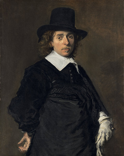 Adriaen van Ostade by Frans Hals (Dutch, c. 1582/1583 - 1666), 16X12"(A3)Poster Print