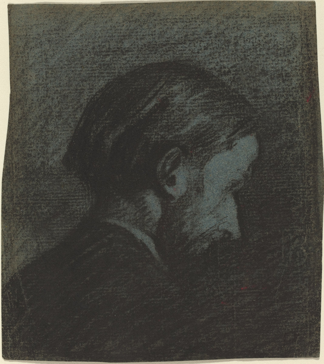 Head of a Bearded Man by Edouard Vuillard (French, 1868 - 1940), 16X12"(A3)Poster Print