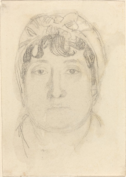 Portrait of a Woman by John Flaxman (British, 1755 - 1826), 16X12"(A3)Poster Print