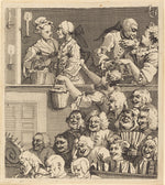 The Laughing Audience by William Hogarth (English, 1697 - 1764), 16X12"(A3)Poster Print