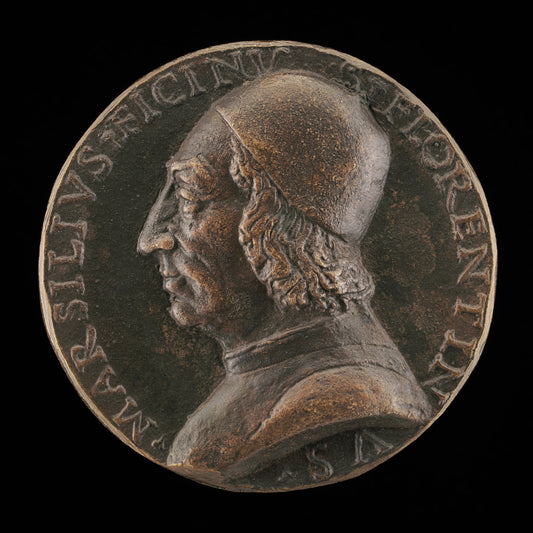 c. 1499 by Style of Niccolò Fiorentino (Marsilio Ficino, 1433-1499, Florentine Humanist [obverse]), 16X12"(A3)Poster Print