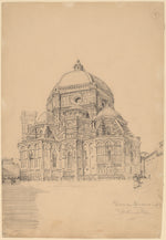 The Duomo, Florence by John Russell Pope (American, 1874 - 1937), 16X12"(A3)Poster Print