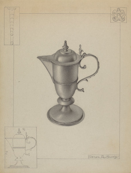 Sacramental Ewer by Aaron Fastovsky (American, active c. 1935), 16X12"(A3)Poster Print