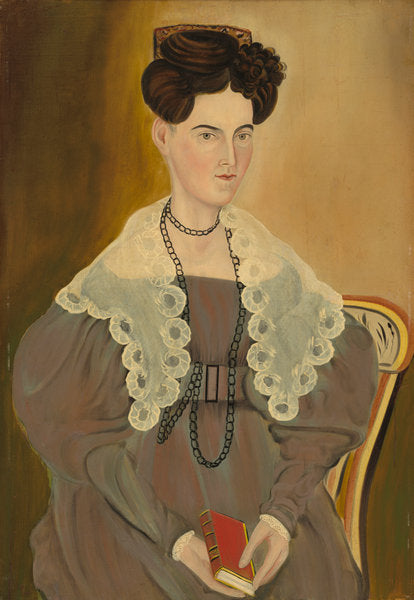 Hannah Fisher Stedman by Asahel Powers (American, 1813 - 1843), 16X12"(A3)Poster Print