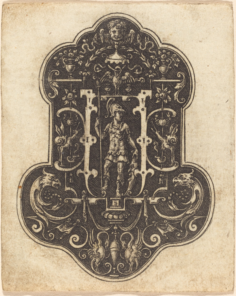 Mars by Etienne Delaune (French, 1518/1519 - 1583), 16X12"(A3)Poster Print