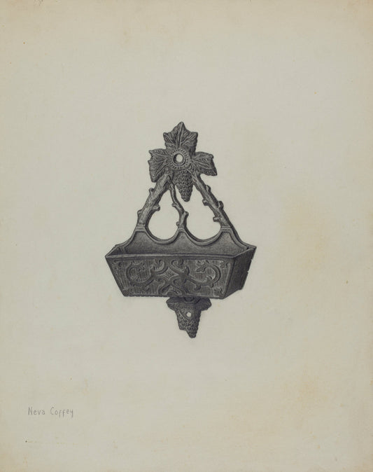 Match Safe by Neva Coffey (American, active c. 1935), 16X12"(A3)Poster Print