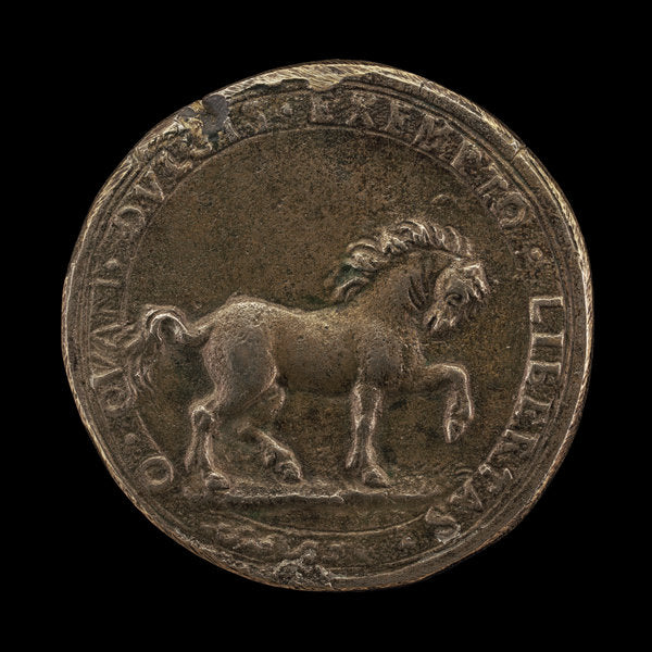c. 1545 by Florentine 16th Century (Horse Pawing the Earth [reverse]), 16X12"(A3)Poster Print