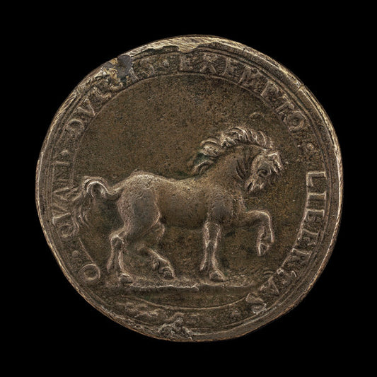 c. 1545 by Florentine 16th Century (Horse Pawing the Earth [reverse]), 16X12"(A3)Poster Print