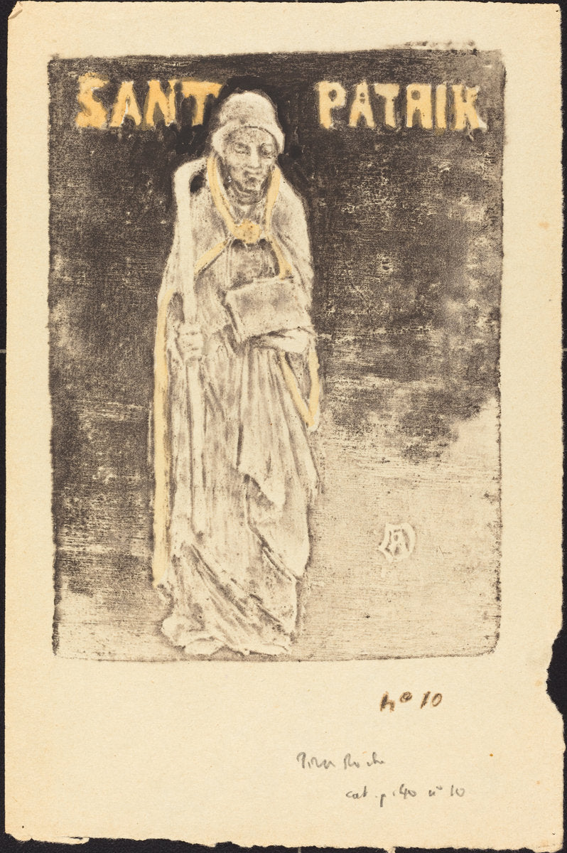 Saint Patrice by Pierre Roche (French, 1855 - 1922), 16X12"(A3)Poster Print