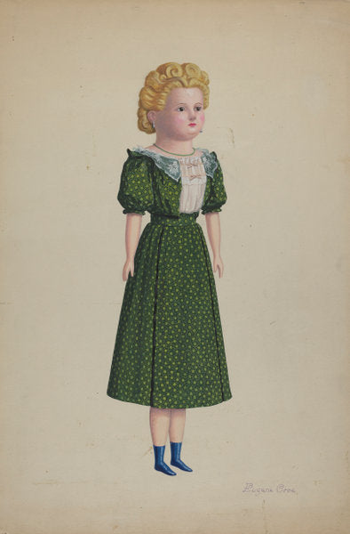 Doll - "Lily May" by Eugene Croe (American, active c. 1935), 16X12"(A3)Poster Print