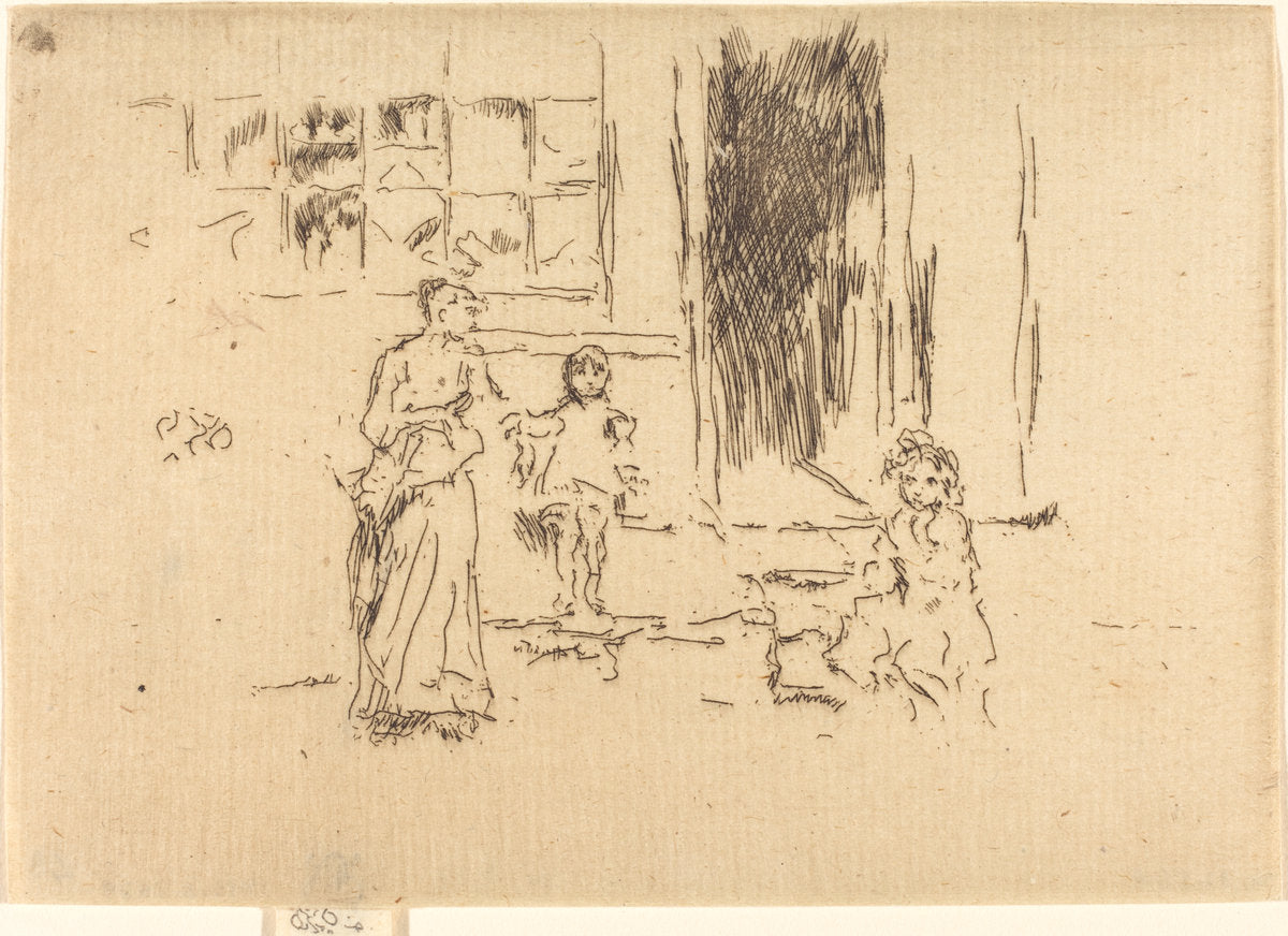 Petticoat Lane by James McNeill Whistler (American, 1834 - 1903), 16X12"(A3)Poster Print