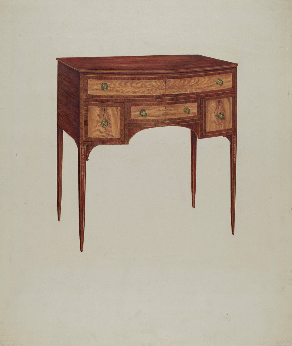 Dressing Table by Charles Henning (American, active c. 1935), 16X12"(A3)Poster Print