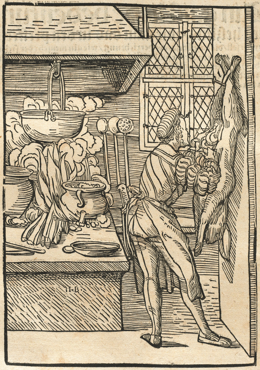 Das buch granatapfel im latin genant Malogranatus.. by Hans Burgkmair I and Johann Geiler von Kaysersberg (author) (German, 1473 - 1531), 16X12"(A3)Poster Print