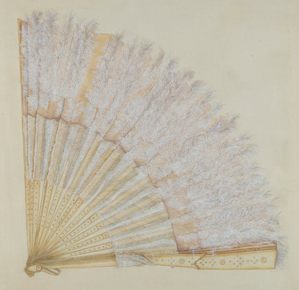 Fan by Frank Maurer (American, active c. 1935), 16X12"(A3)Poster Print