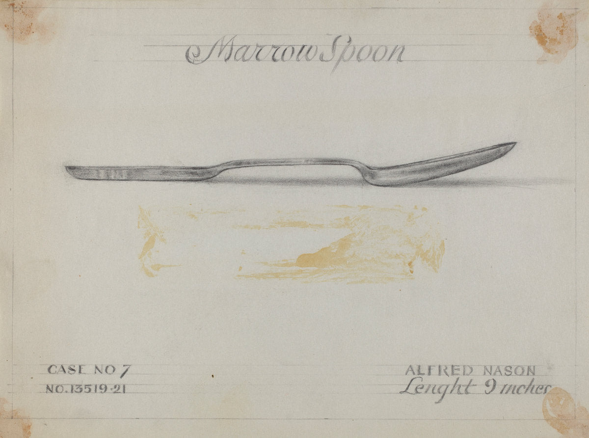 Silver Marrow Spoon by Alfred Nason (American, active c. 1935), 16X12"(A3)Poster Print