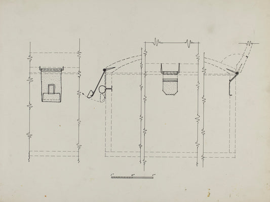 Pa. German Box by Frank Budash (American, active c. 1935), 16X12"(A3)Poster Print