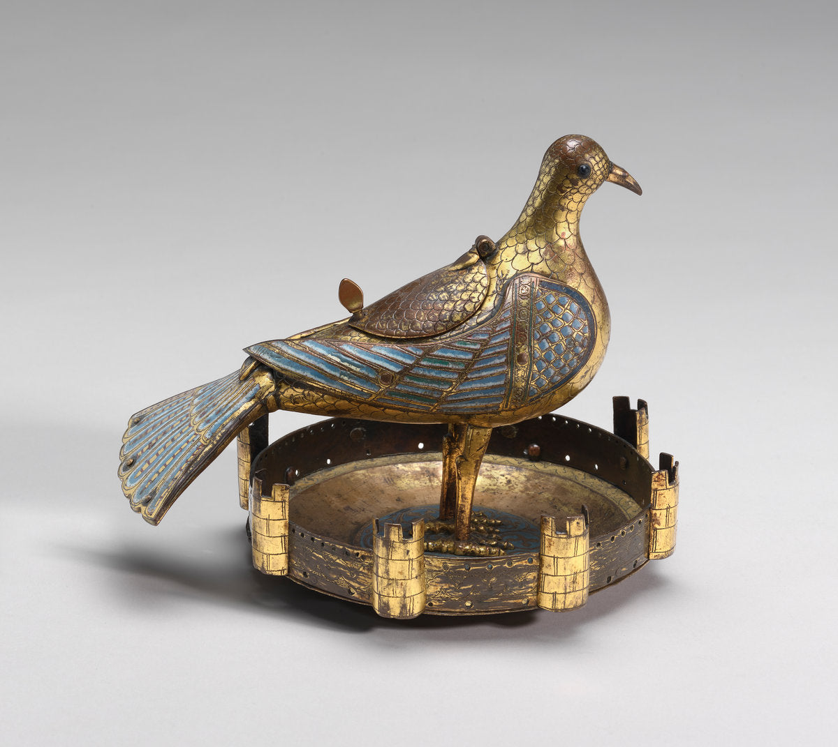 c. 1220/1230 by French 13th Century (Pyx in the Form of a Dove), 16X12"(A3)Poster Print