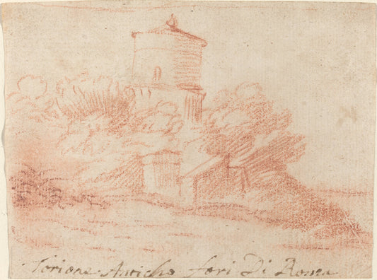 Torione Anticho Fori di Roma by Claude Lorrain (French, 1604/1605 - 1682), 16X12"(A3)Poster Print