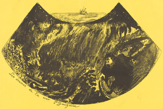 Dramas of the Sea: A Descent into the Maelstrom (Les drames de la mer) by Paul Gauguin (French, 1848 - 1903), 16X12"(A3)Poster Print