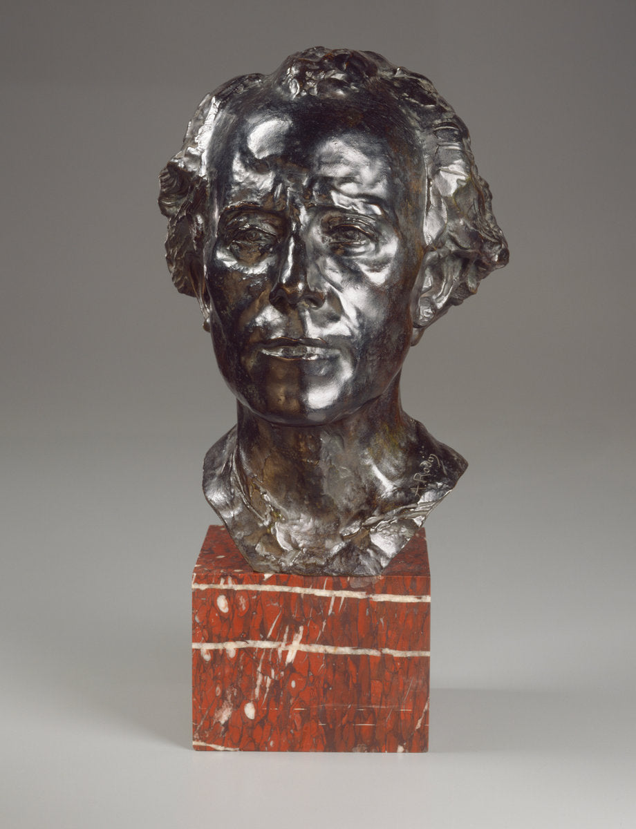 Gustav Mahler by Auguste Rodin (French, 1840 - 1917), 16X12"(A3)Poster Print