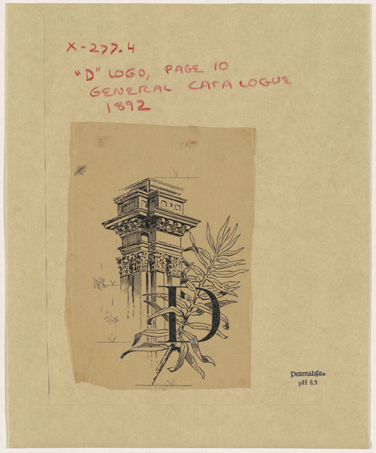 Description of the Building by James Henry Moser (American (born Canada), 1854 - 1913), 16X12"(A3)Poster Print