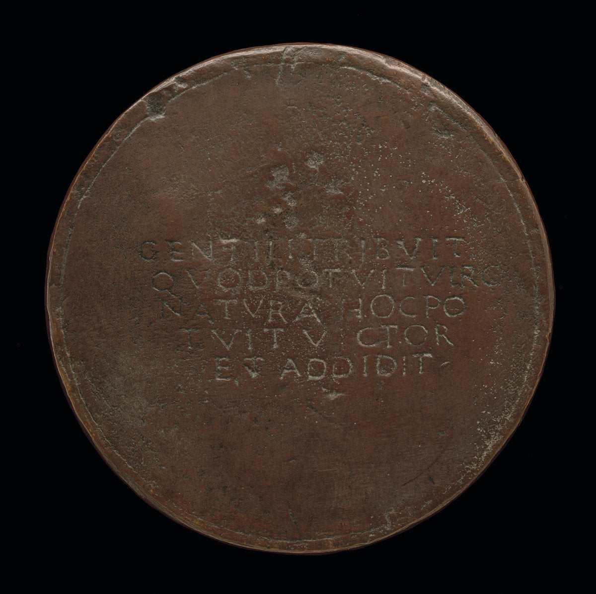 Incised Inscription [reverse] by Vettor Gambello, called Camelio (Venetian, 1455/1460 - 1537), 16X12"(A3)Poster Print