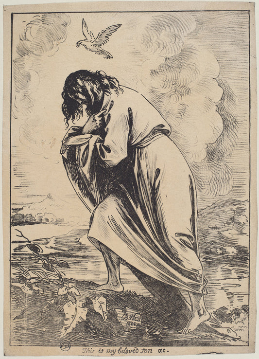 This is my Beloved Son by Benjamin West (American, 1738 - 1820), 16X12"(A3)Poster Print