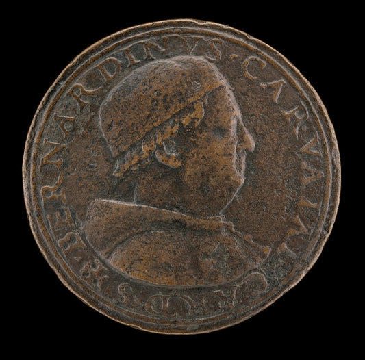 1493/1522 by Roman 15th Century (Bernardino Carvajal, died 1522, Cardinal of Santa Croce 1493, deposed 1511, restored 1513 [obverse]), 16X12"(A3)Poster Print