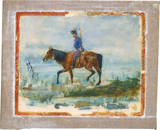 Hussars by Henri de Toulouse-Lautrec (French, 1864 - 1901), 16X12"(A3)Poster Print