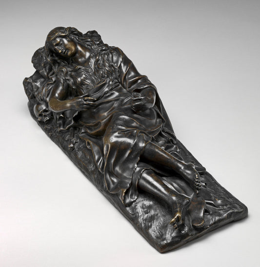 The Penitent Magdalen by Nicolas Legendre (French, 1619 - 1671), 16X12"(A3)Poster Print