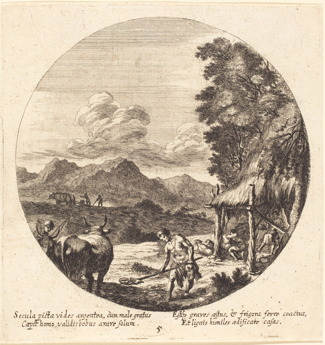 The Bronze Age by Georg Andreas Wolfgang, the Elder (German, 1631 - 1716), 16X12"(A3)Poster Print