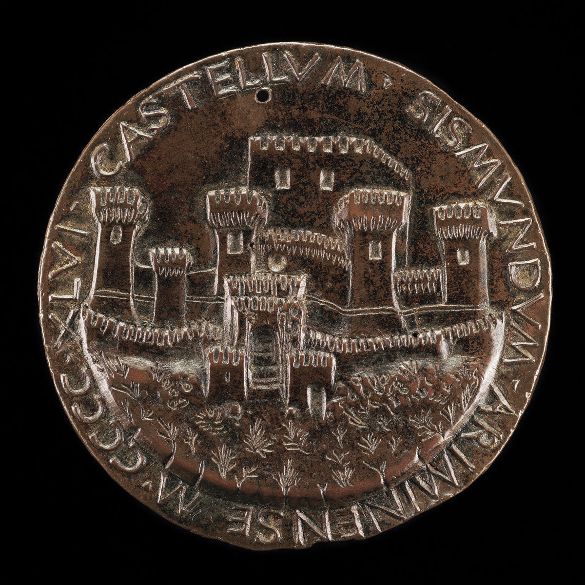 The Castle of Rimini [reverse] by Matteo de' Pasti (Italian, c. 1420 - 1467/1468), 16X12"(A3)Poster Print