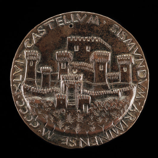 The Castle of Rimini [reverse] by Matteo de' Pasti (Italian, c. 1420 - 1467/1468), 16X12"(A3)Poster Print