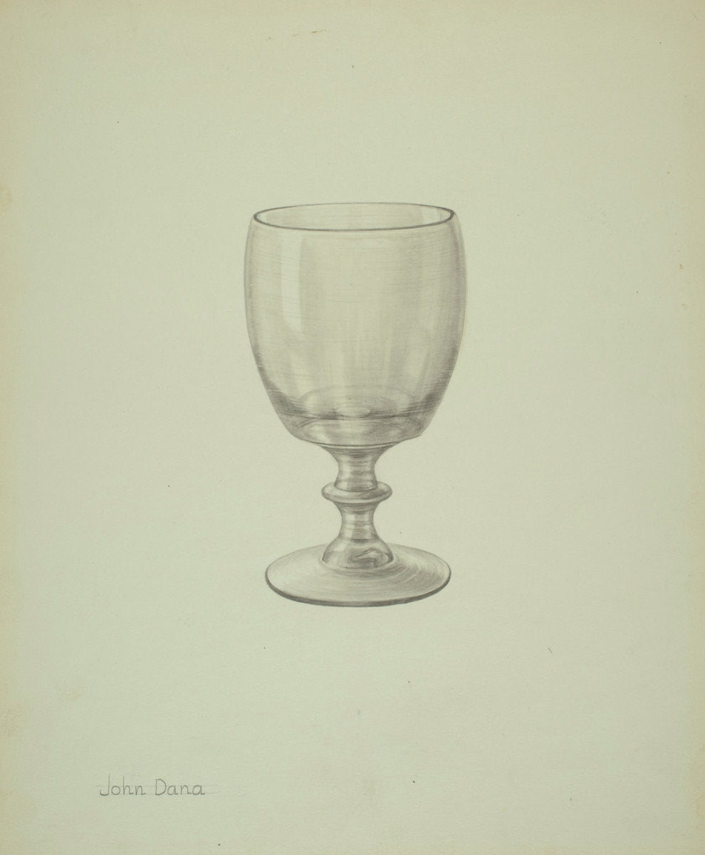 Goblet by John Dana (American, active c. 1935), 16X12"(A3)Poster Print