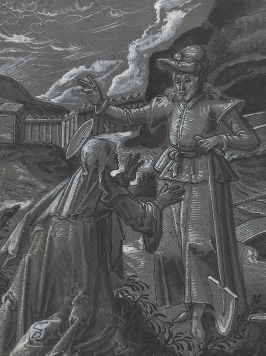 c. 1600 by German 16th Century (Noli Me Tangere [verso]), 16X12"(A3)Poster Print